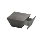 33.46" Exquisite Ladder Shaped Coffee Table For Office, Dining Room and Living Room,Gray Gray Mdf