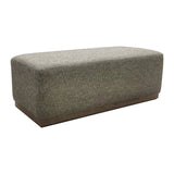 Bench/Cocktail Ottoman with Movable Table Top, Grey*
