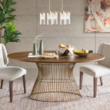 Antique Bronze Oval Dining Table Seats 6*