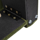 Archie Puffy Grounded Upholstered Platform Bed