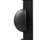 Round Iron Framed Wall Decor Mirror, Black