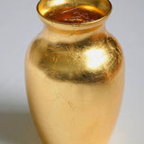 7" Greek Style Gold Flower Vase