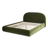 Archie Puffy Grounded Upholstered Platform Bed
