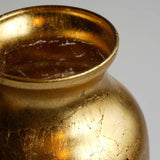 7" Greek Style Gold Flower Vase