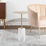Symbol Side Table Marble