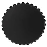 Round Iron Framed Wall Decor Mirror, Black