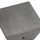 33.46" Exquisite Ladder Shaped Coffee Table For Office, Dining Room and Living Room,Gray Gray Mdf