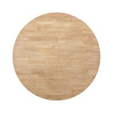 Charlotte 55" Round Fluted Dining Table Rubberwood