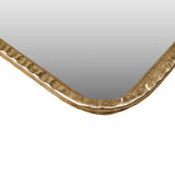 Gold Metal Arched Wall Mirror