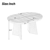 Retro Extendable Dining Table with A 16 Inch Middle Leaf For Dining Room and Kitchen Espresso Espresso Solid Wood Mdf