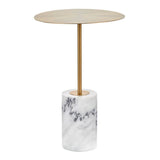 Symbol Side Table Marble