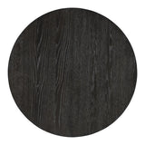 Retro Extendable Dining Table with A 16 Inch Middle Leaf For Dining Room and Kitchen Espresso Espresso Solid Wood Mdf