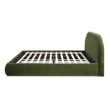 Archie Puffy Grounded Upholstered Platform Bed