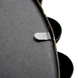 Round Iron Framed Wall Decor Mirror, Black