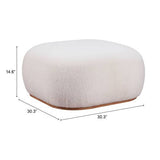 Azua Ottoman Cream