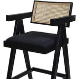 Milan 29.5" Modern Resin Webbing Back Bar Stool