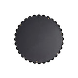 Round Iron Framed Wall Decor Mirror, Black